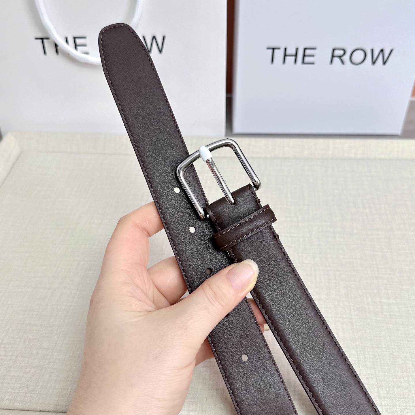 💥💥💥THE ROW 3.0cm腰带，头层牛皮，长度：75.80.85.90.95.100.105.11