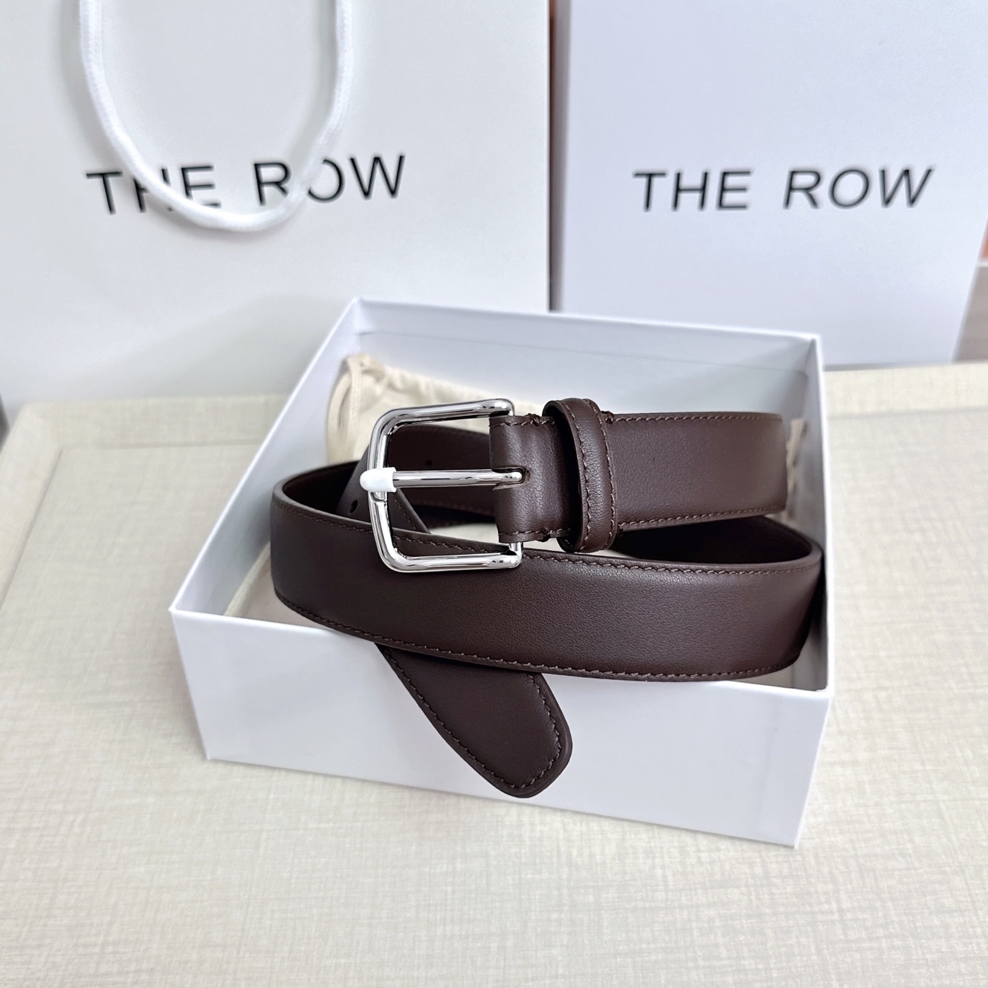 💥💥💥THE ROW 3.0cm腰带，头层牛皮，长度：75.80.85.90.95.100.105.11