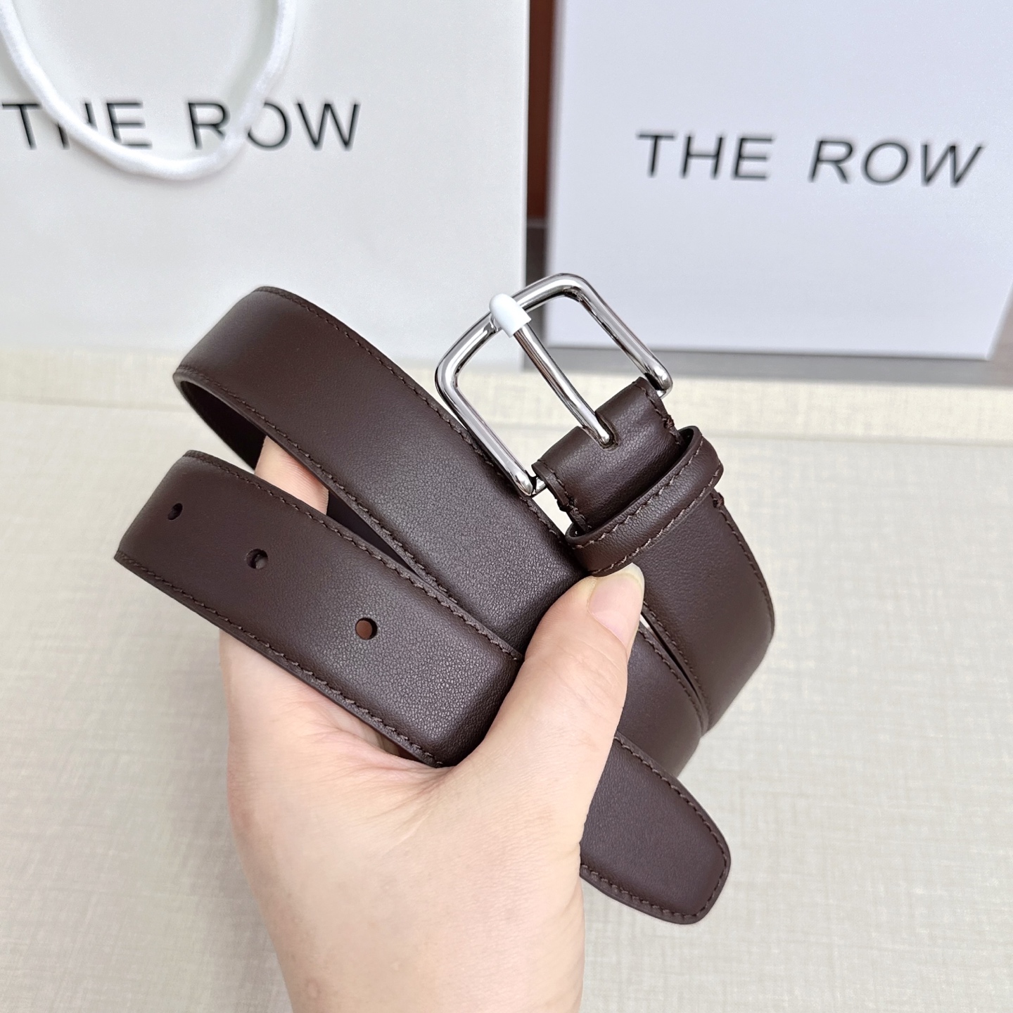 💥💥💥THE ROW 3.0cm腰带，头层牛皮，长度：75.80.85.90.95.100.105.11