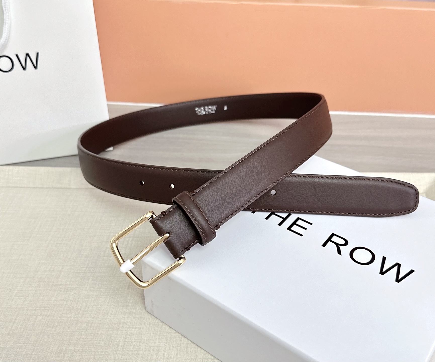 💥💥💥THE ROW 3.0cm腰带，头层牛皮，长度：75.80.85.90.95.100.105.11