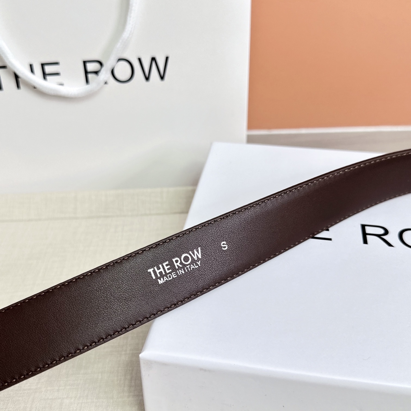 💥💥💥THE ROW 3.0cm腰带，头层牛皮，长度：75.80.85.90.95.100.105.11