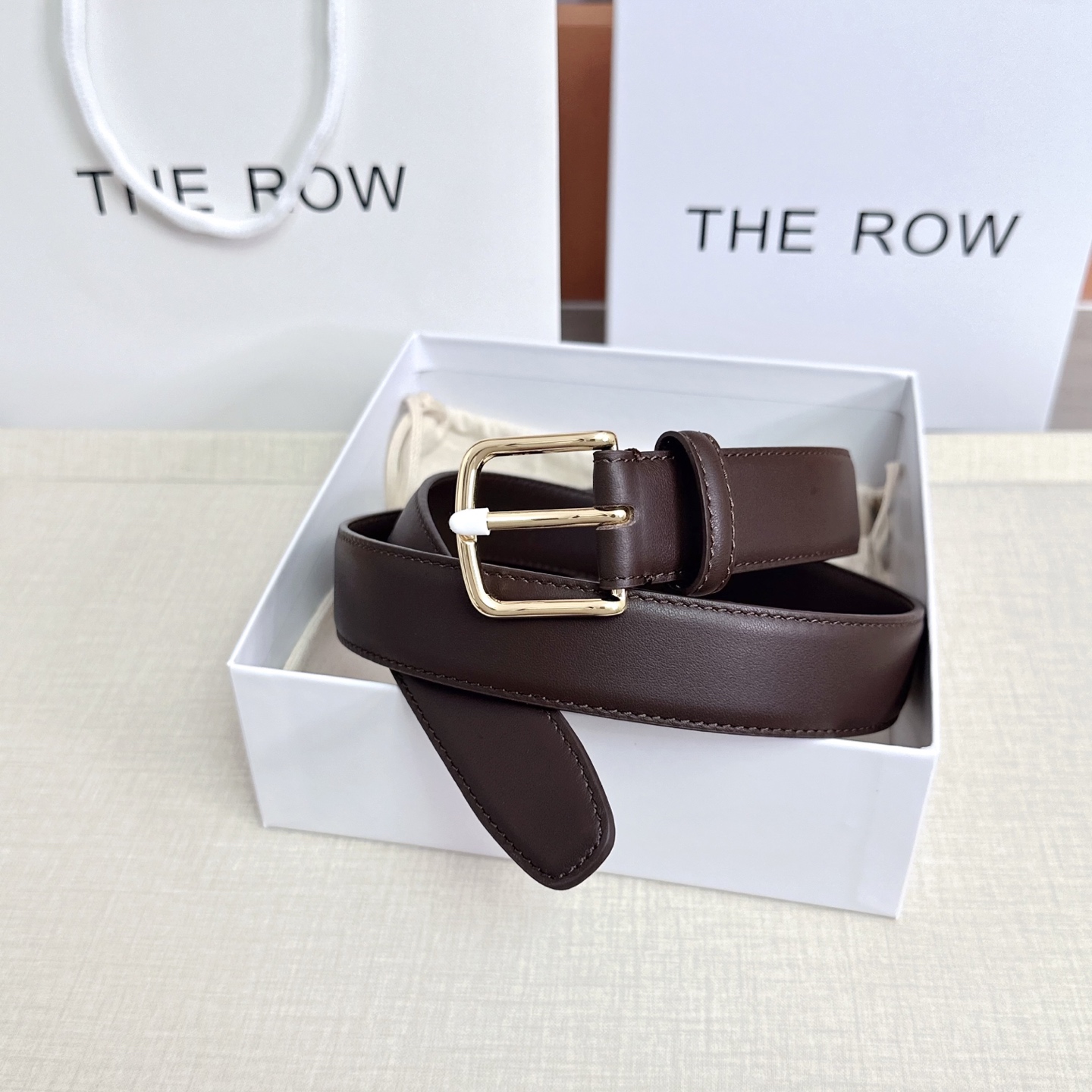💥💥💥THE ROW 3.0cm腰带，头层牛皮，长度：75.80.85.90.95.100.105.11