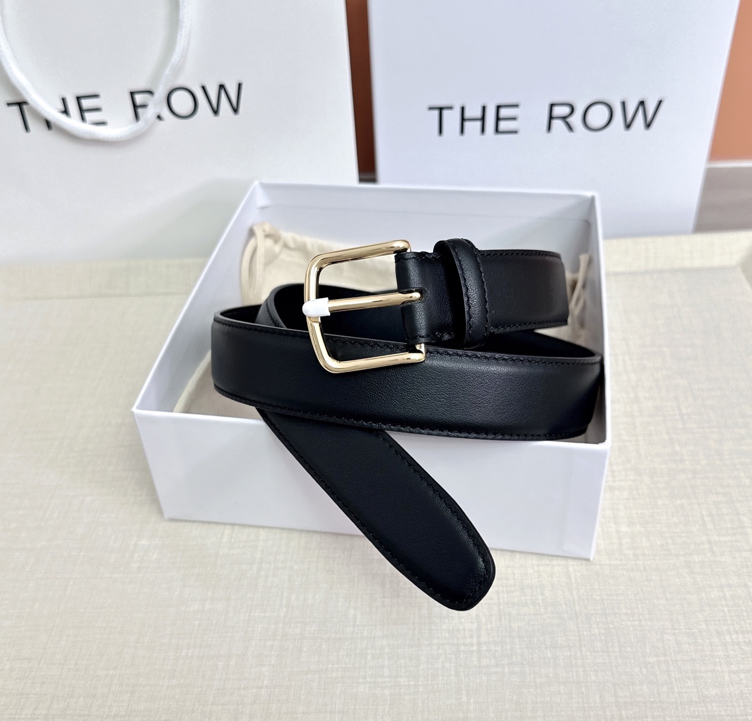 💥💥💥THE ROW 3.0cm腰带，头层牛皮，长度：75.80.85.90.95.100.105.11