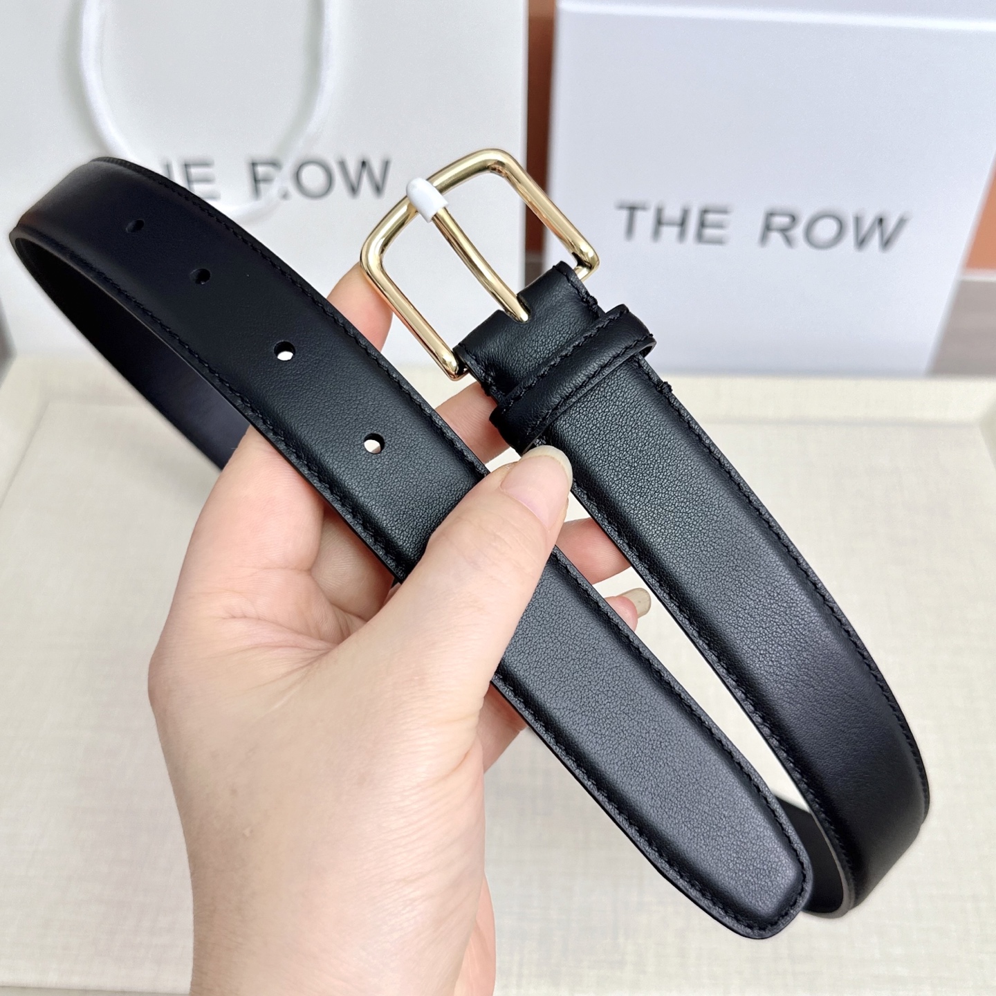 💥💥💥THE ROW 3.0cm腰带，头层牛皮，长度：75.80.85.90.95.100.105.11