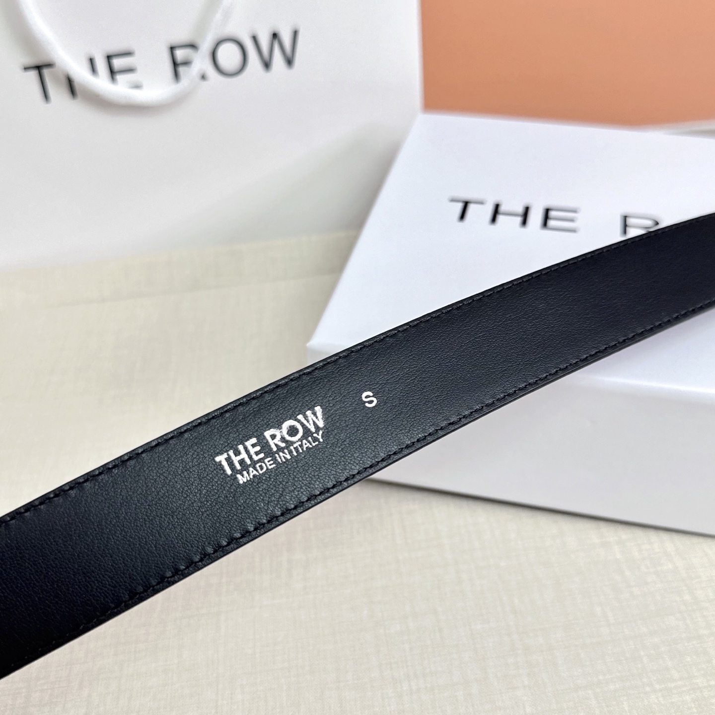 💥💥💥THE ROW 3.0cm腰带，头层牛皮，长度：75.80.85.90.95.100.105.11
