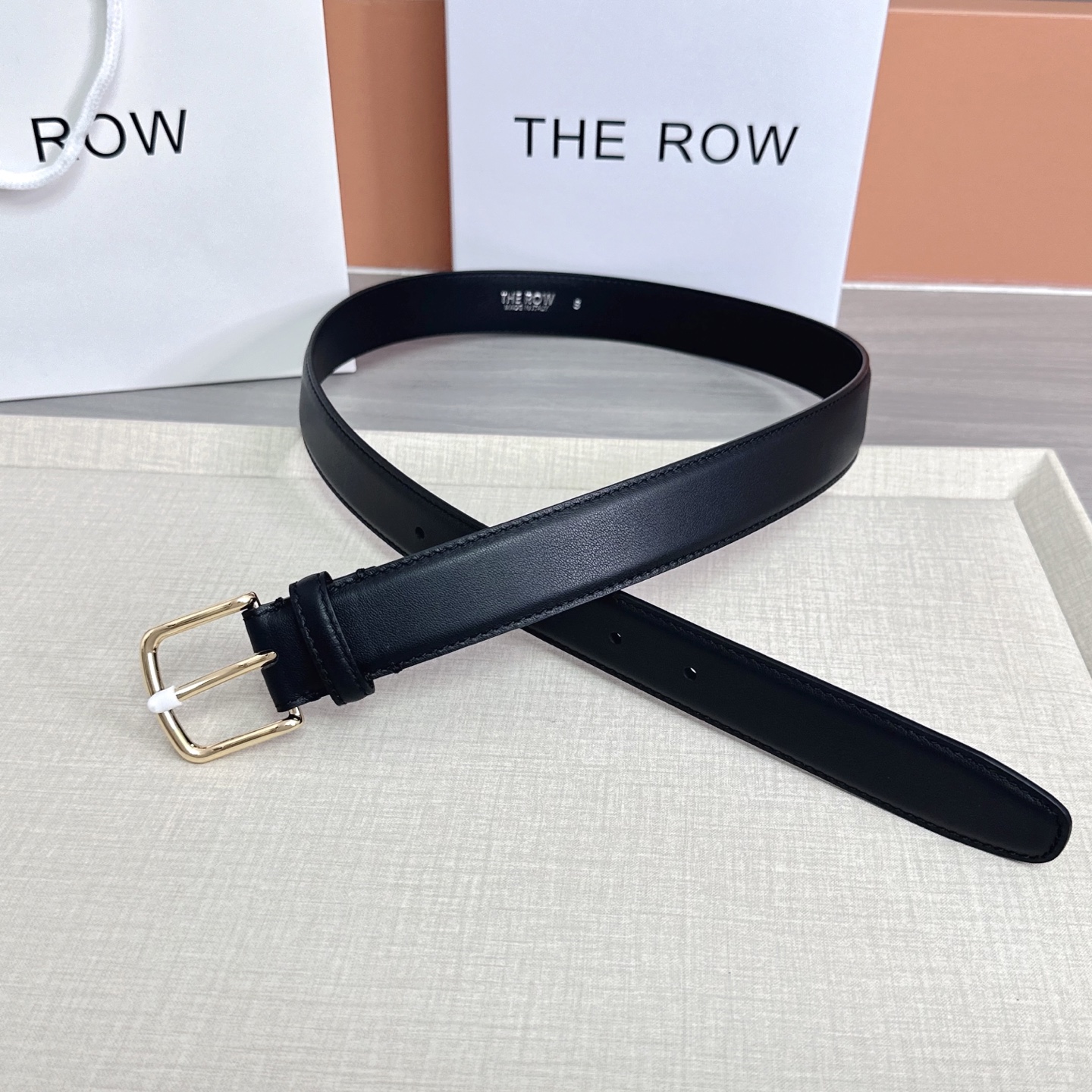 💥💥💥THE ROW 3.0cm腰带，头层牛皮，长度：75.80.85.90.95.100.105.11