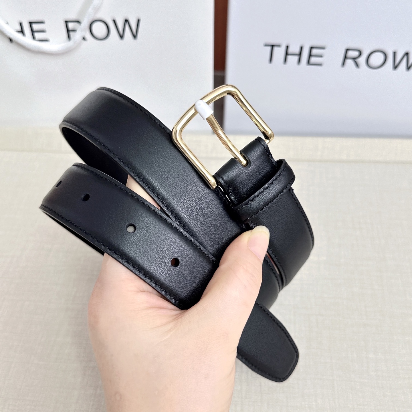 💥💥💥THE ROW 3.0cm腰带，头层牛皮，长度：75.80.85.90.95.100.105.11