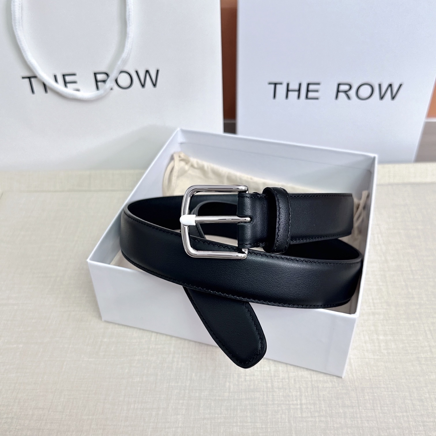 💥💥💥THE ROW 3.0cm腰带，头层牛皮，长度：75.80.85.90.95.100.105.11