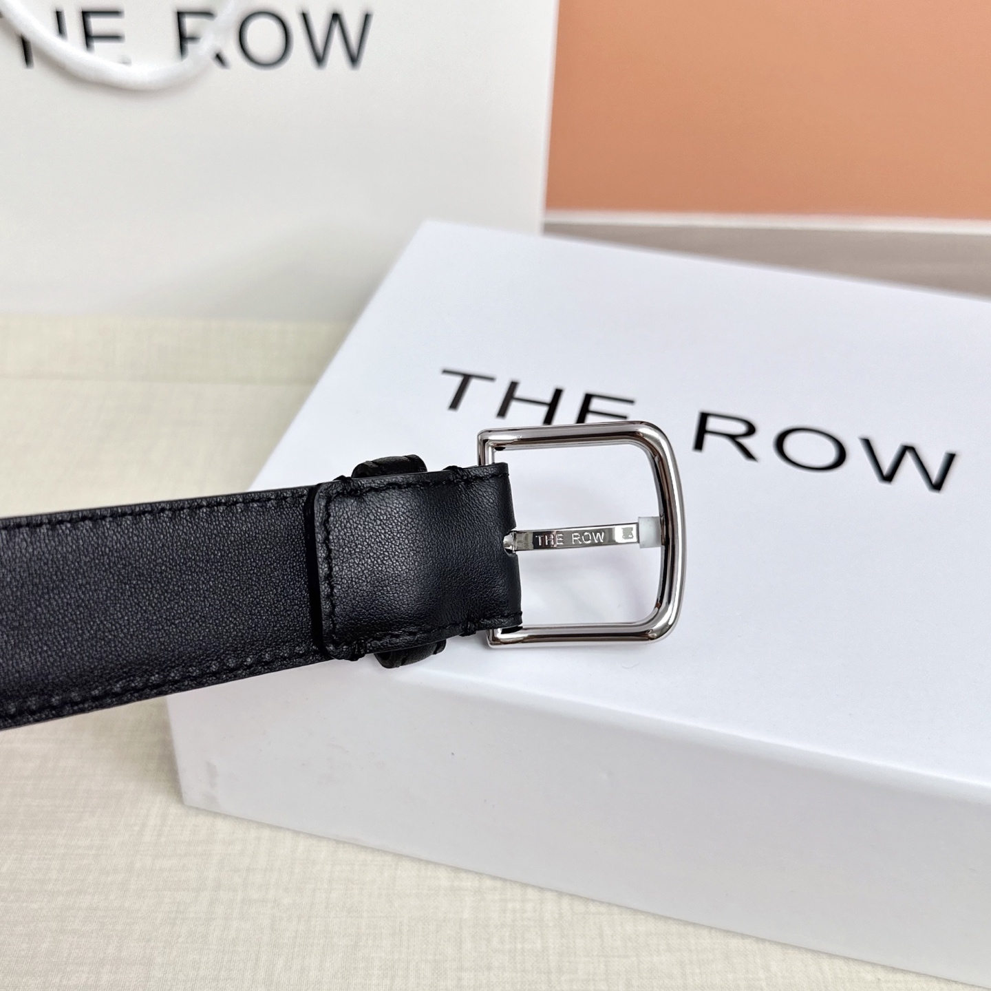 💥💥💥THE ROW 3.0cm腰带，头层牛皮，长度：75.80.85.90.95.100.105.11