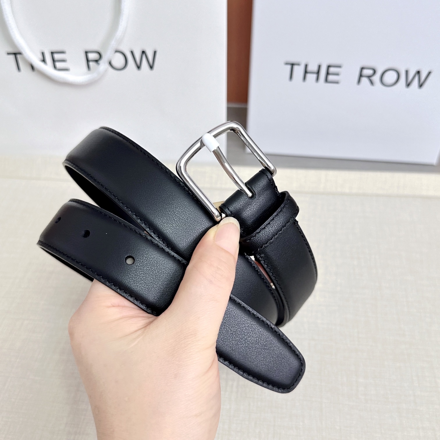 💥💥💥THE ROW 3.0cm腰带，头层牛皮，长度：75.80.85.90.95.100.105.11