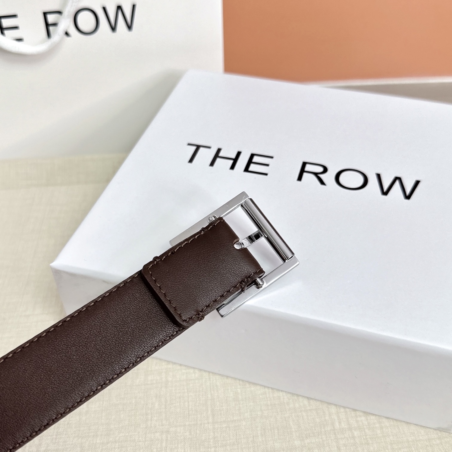 💥💥💥THE ROW 3.0cm腰带，头层牛皮，长度：75.80.85.90.95.100.105.11