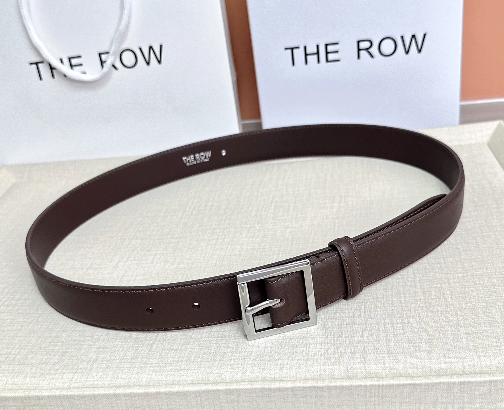 💥💥💥THE ROW 3.0cm腰带，头层牛皮，长度：75.80.85.90.95.100.105.11