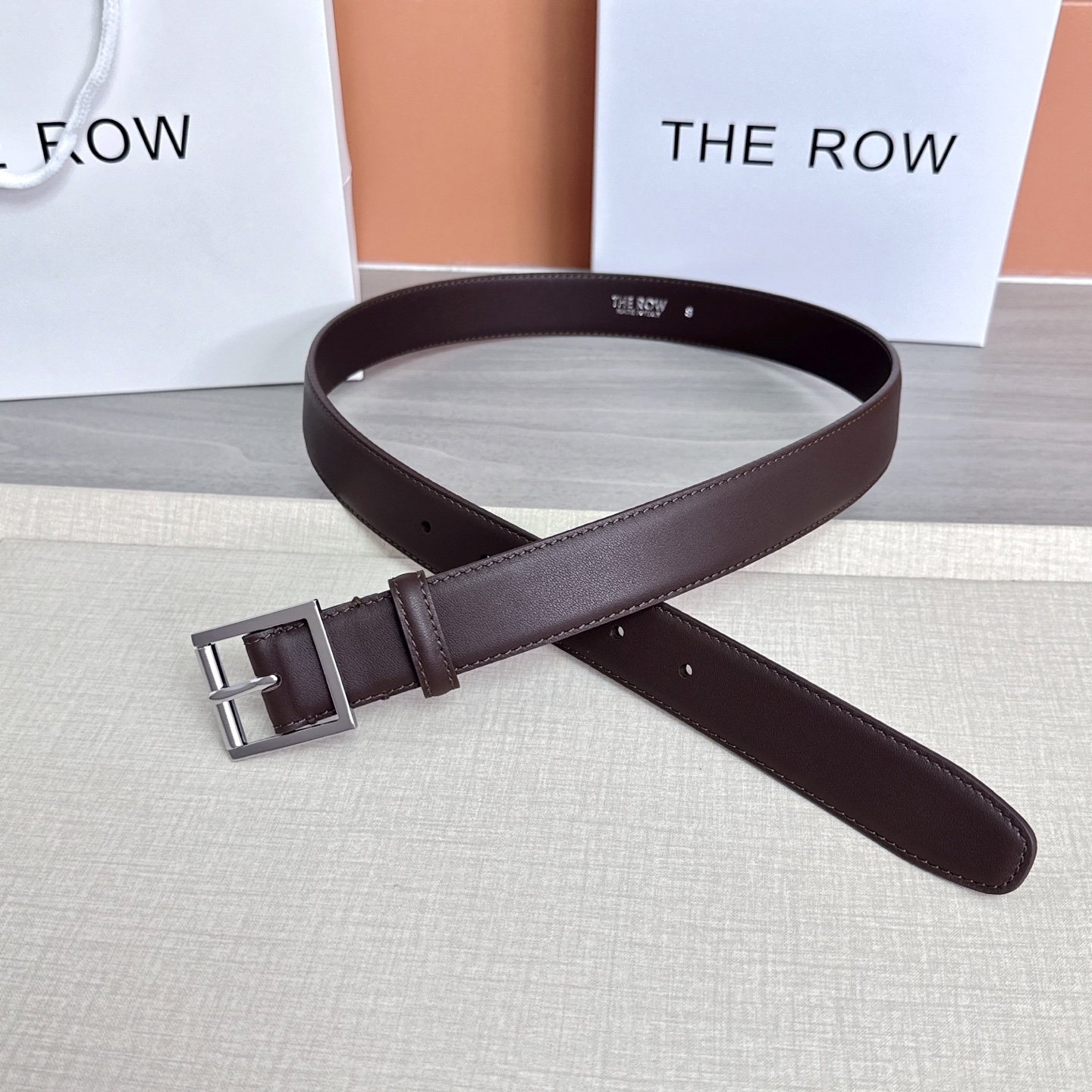 💥💥💥THE ROW 3.0cm腰带，头层牛皮，长度：75.80.85.90.95.100.105.11