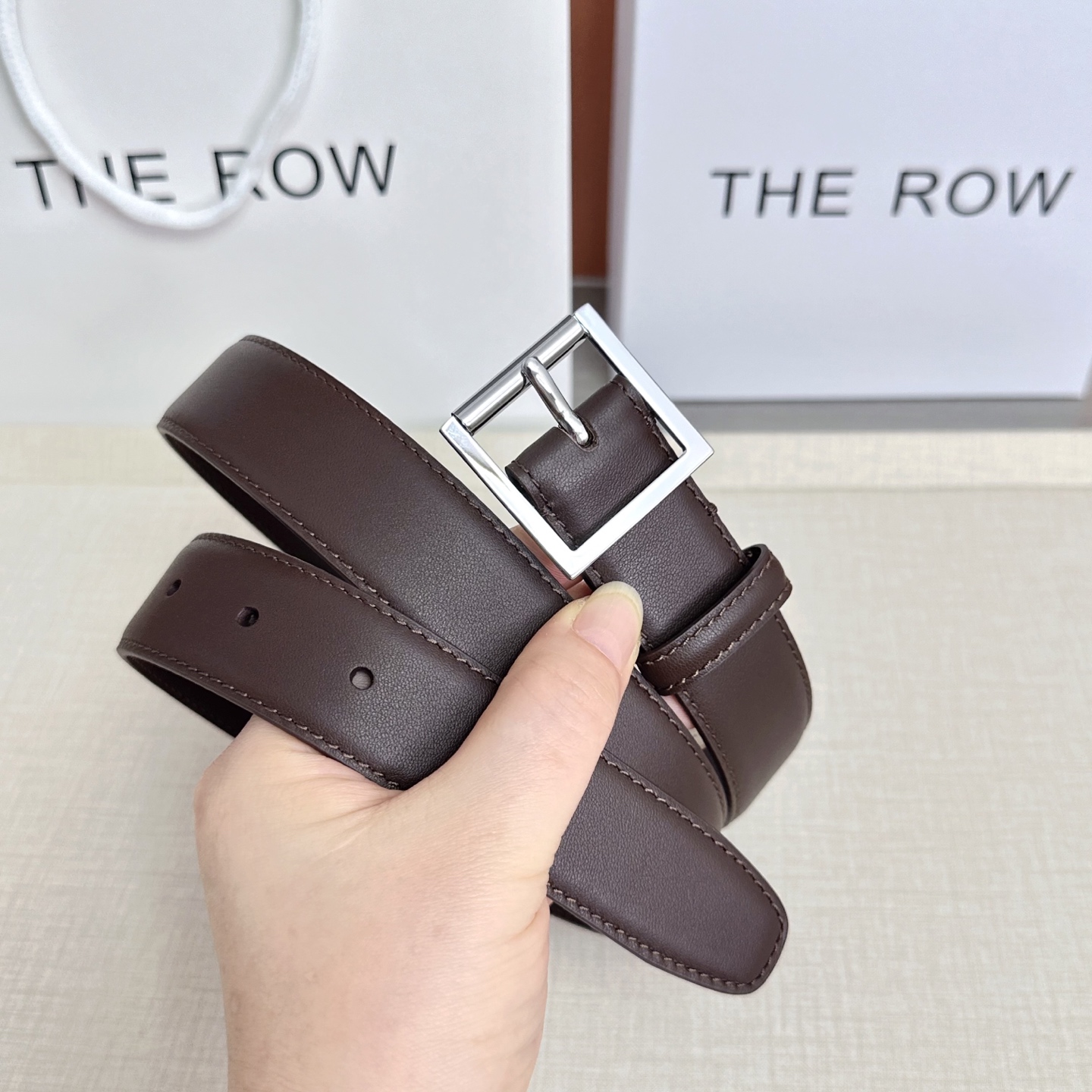 💥💥💥THE ROW 3.0cm腰带，头层牛皮，长度：75.80.85.90.95.100.105.11
