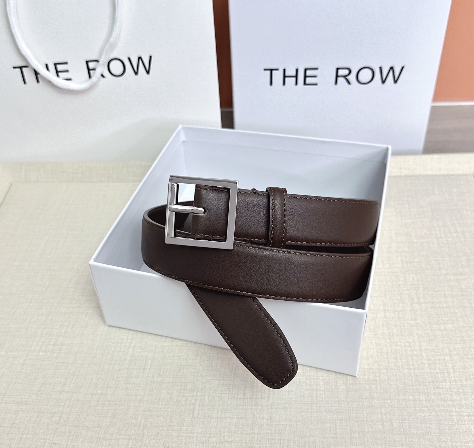 💥💥💥THE ROW 3.0cm腰带，头层牛皮，长度：75.80.85.90.95.100.105.11