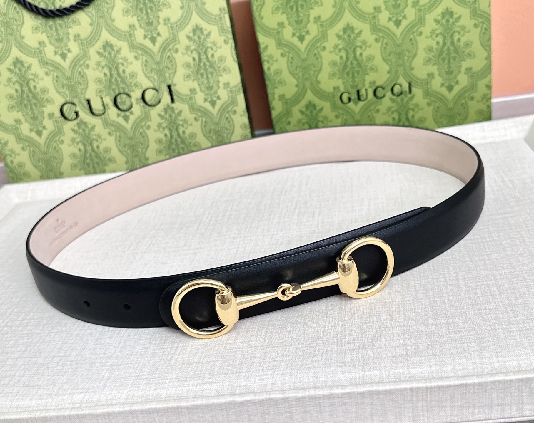 💥💥💥GUCCI 3.0cm古奇腰带，头层牛皮，长度：75.80.85.90.95.100.105.11