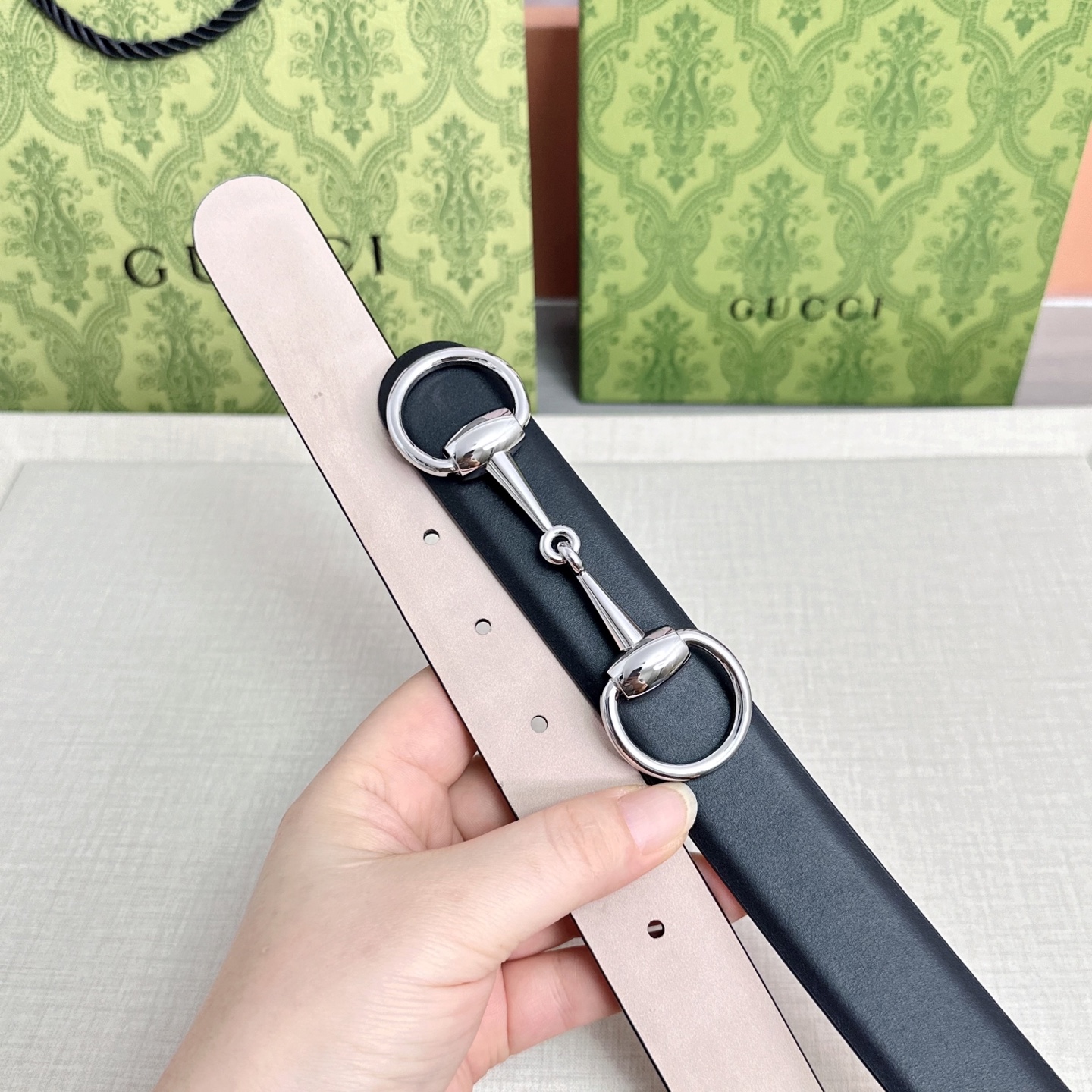 💥💥💥GUCCI 3.0cm古奇腰带，头层牛皮，长度：75.80.85.90.95.100.105.11