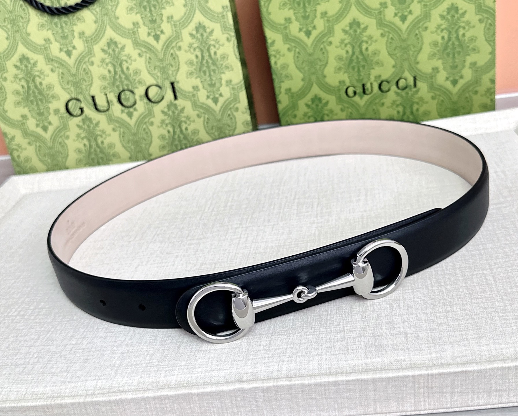 💥💥💥GUCCI 3.0cm古奇腰带，头层牛皮，长度：75.80.85.90.95.100.105.11
