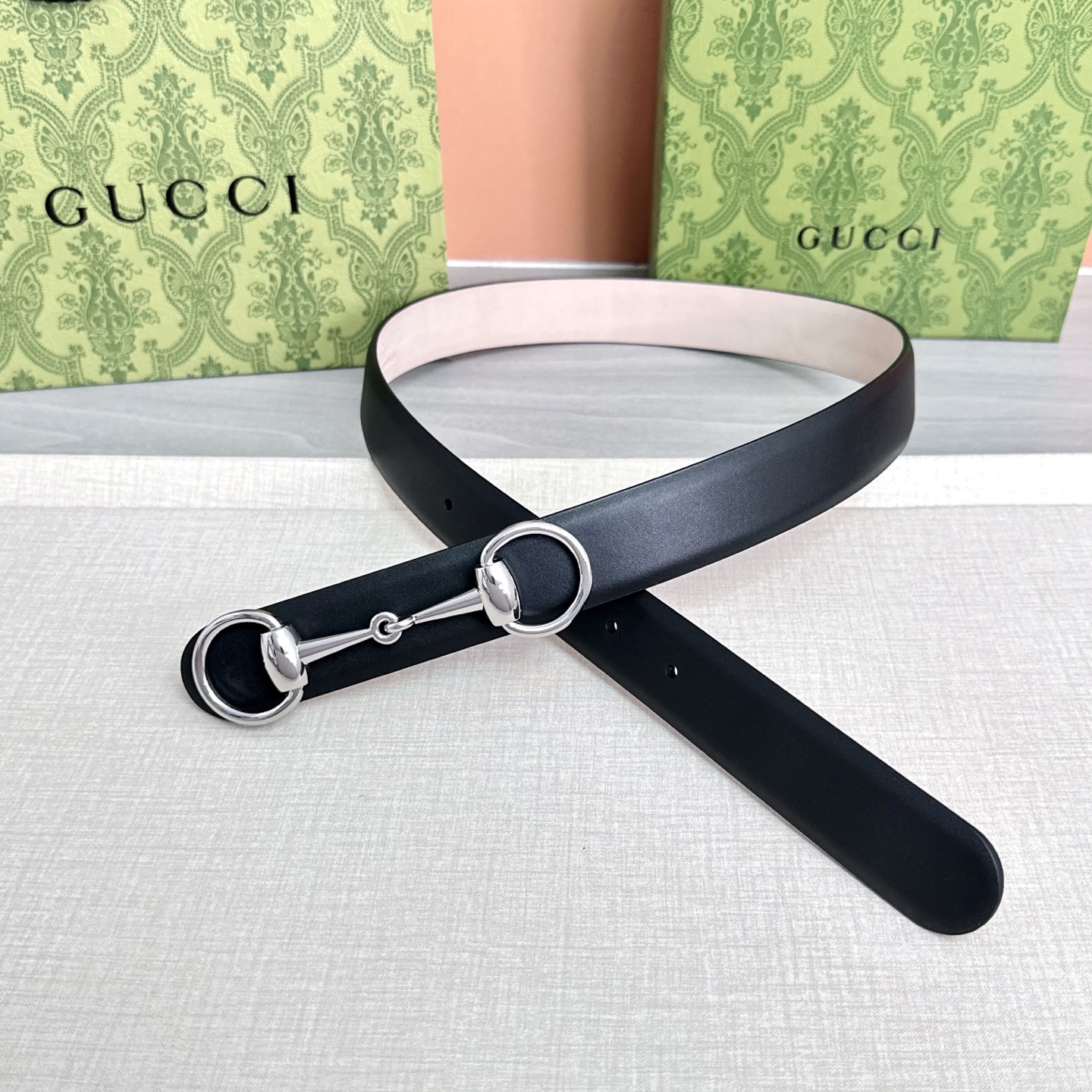 💥💥💥GUCCI 3.0cm古奇腰带，头层牛皮，长度：75.80.85.90.95.100.105.11