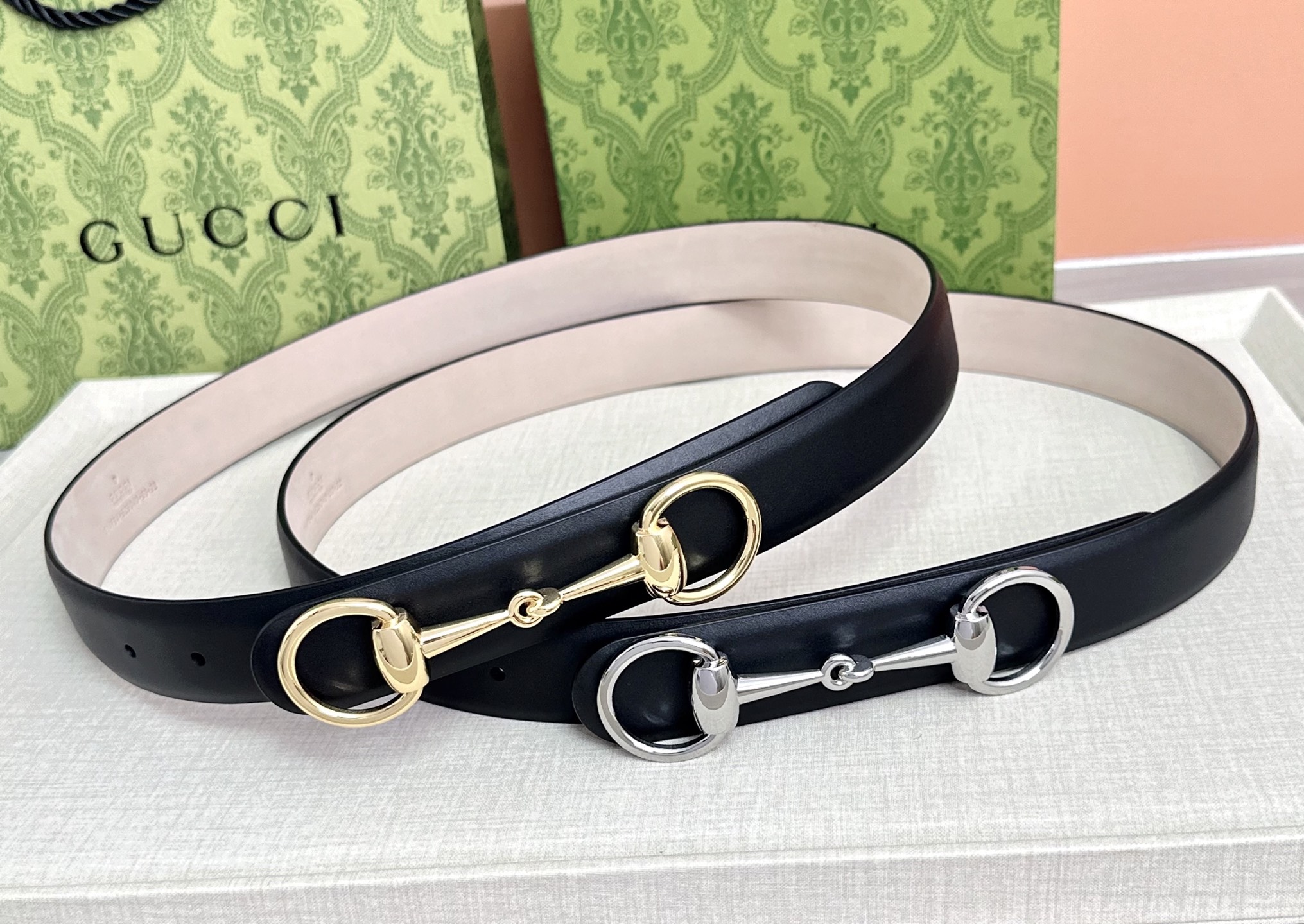 💥💥💥GUCCI 4.0cm古奇腰带，头层牛皮，长度：75.80.85.90.95.100.105.11
