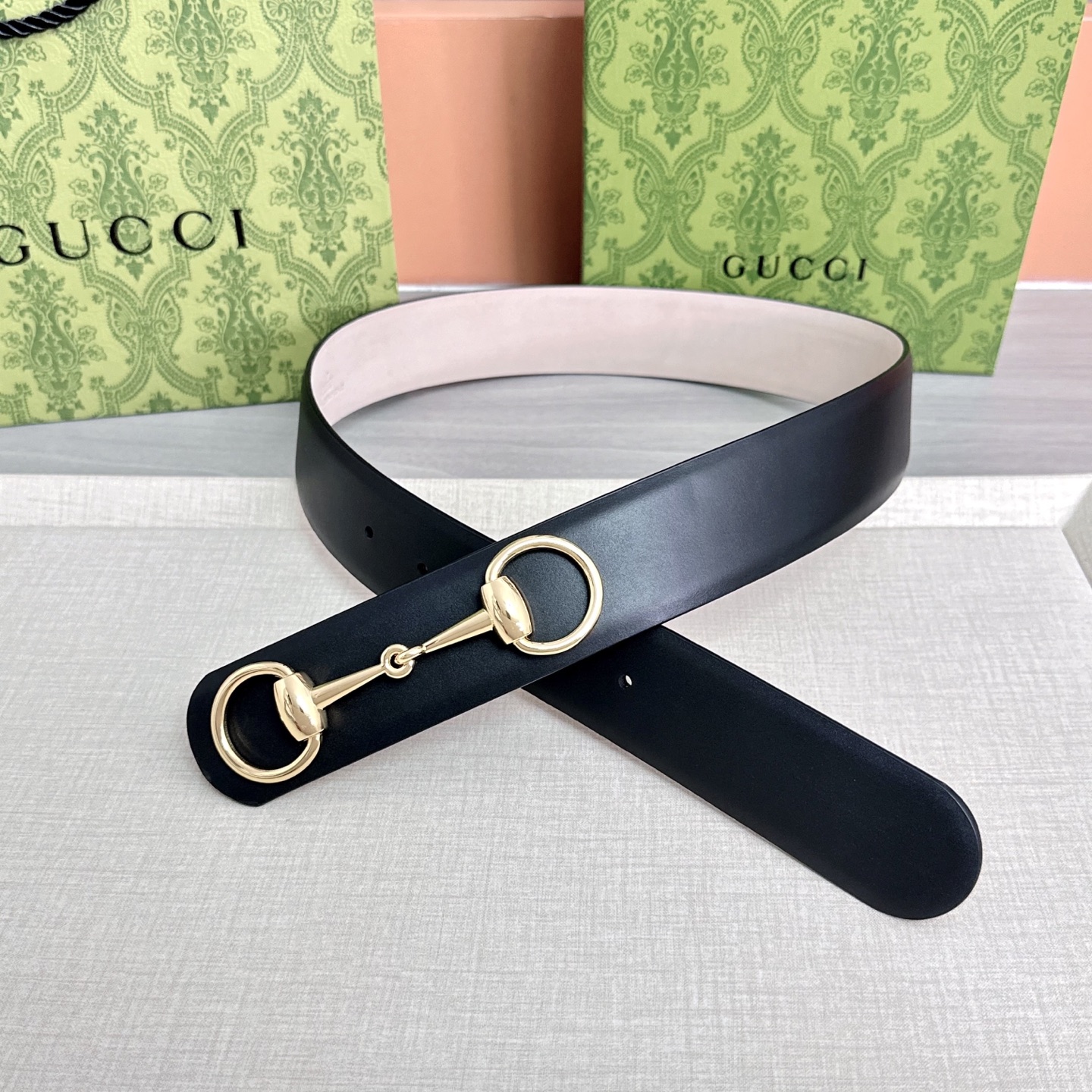 💥💥💥GUCCI 4.0cm古奇腰带，头层牛皮，长度：75.80.85.90.95.100.105.11
