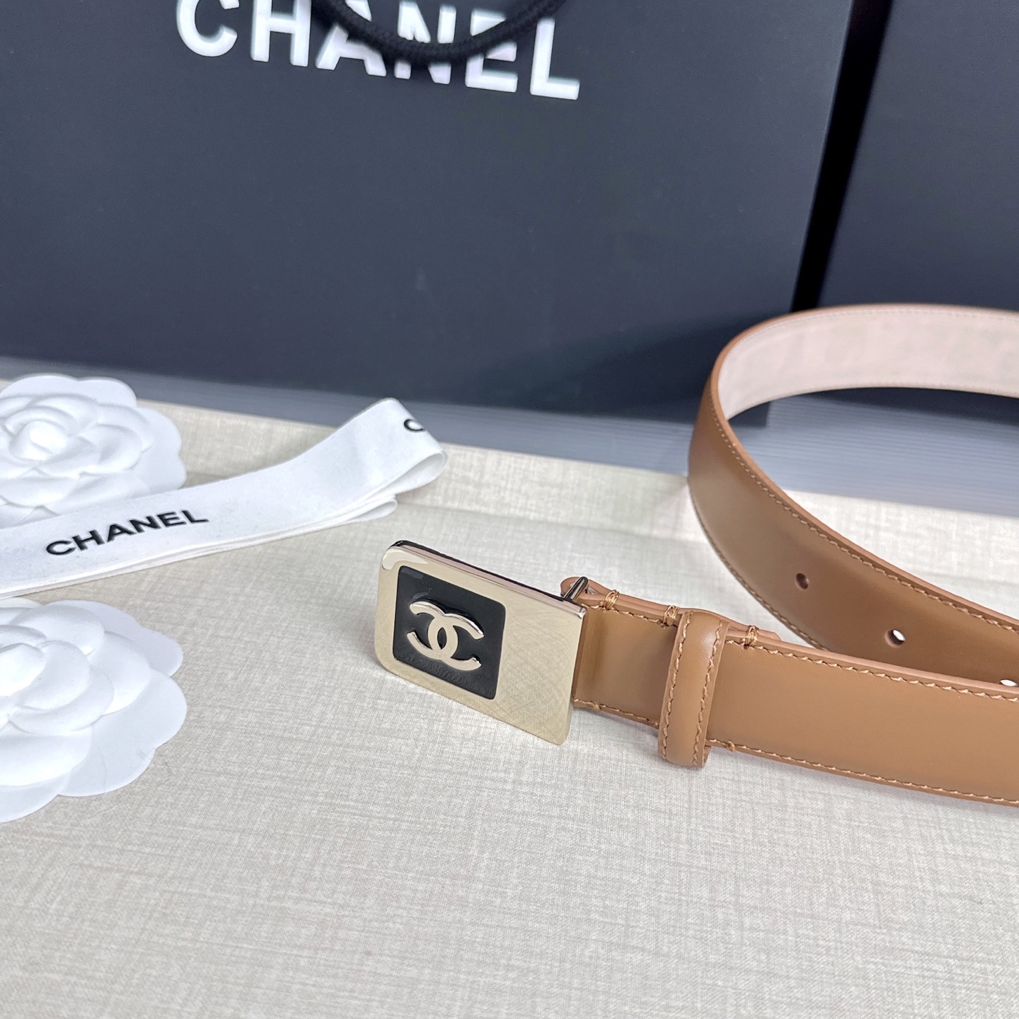 💥💥💥CHANEL3.0cm香奈儿腰带，头层牛皮，长度：75.80.85.90.95.100.105.1