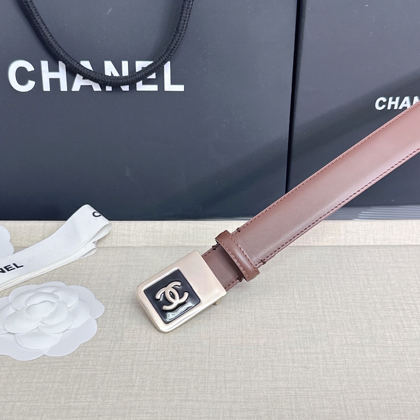 💥💥💥CHANEL3.0cm香奈儿腰带，头层牛皮，长度：75.80.85.90.95.100.105.1