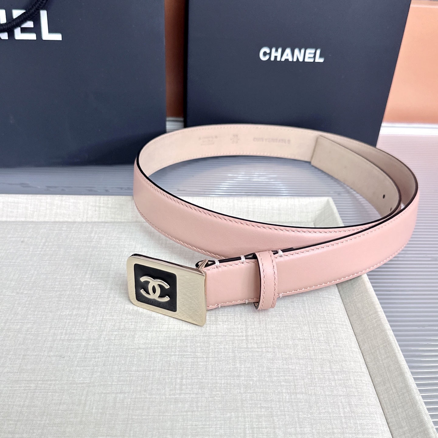 💥💥💥CHANEL3.0cm香奈儿腰带，头层牛皮，长度：75.80.85.90.95.100.105.1