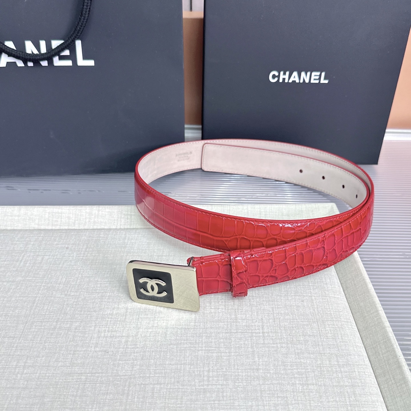 💥💥💥CHANEL3.0cm香奈儿腰带，头层牛皮，长度：75.80.85.90.95.100.105.1