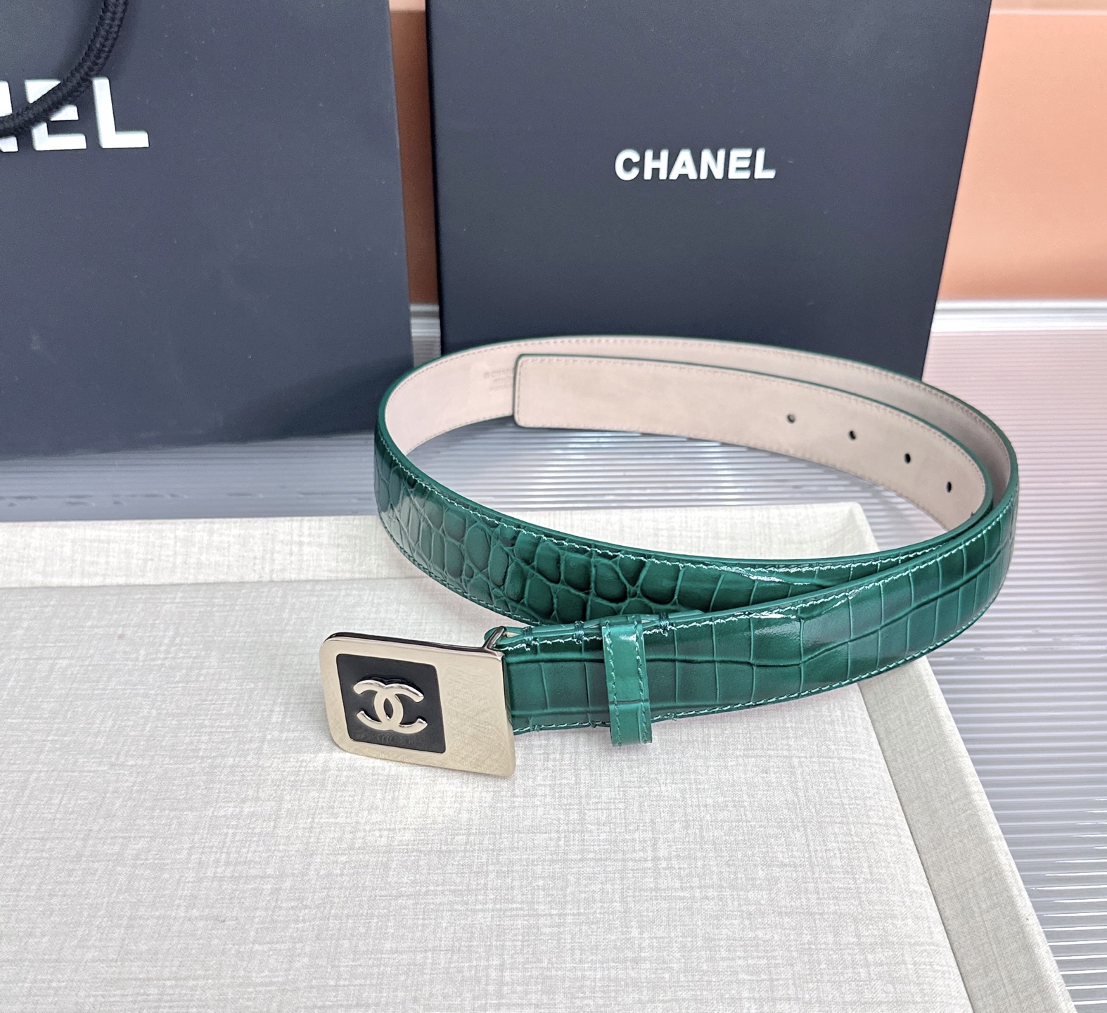 💥💥💥CHANEL3.0cm香奈儿腰带，头层牛皮，长度：75.80.85.90.95.100.105.1