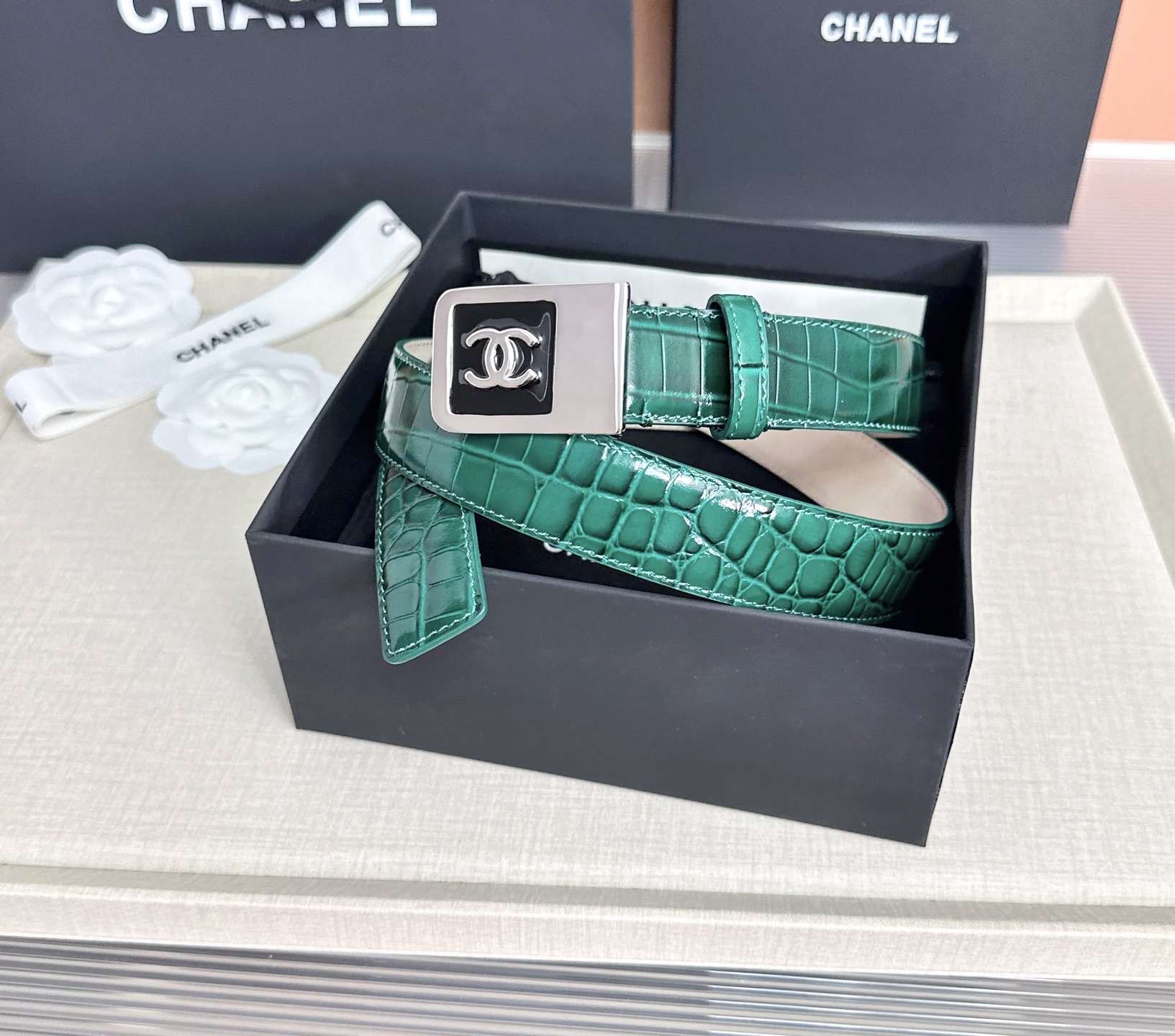 💥💥💥CHANEL3.0cm香奈儿腰带，头层牛皮，长度：75.80.85.90.95.100.105.1