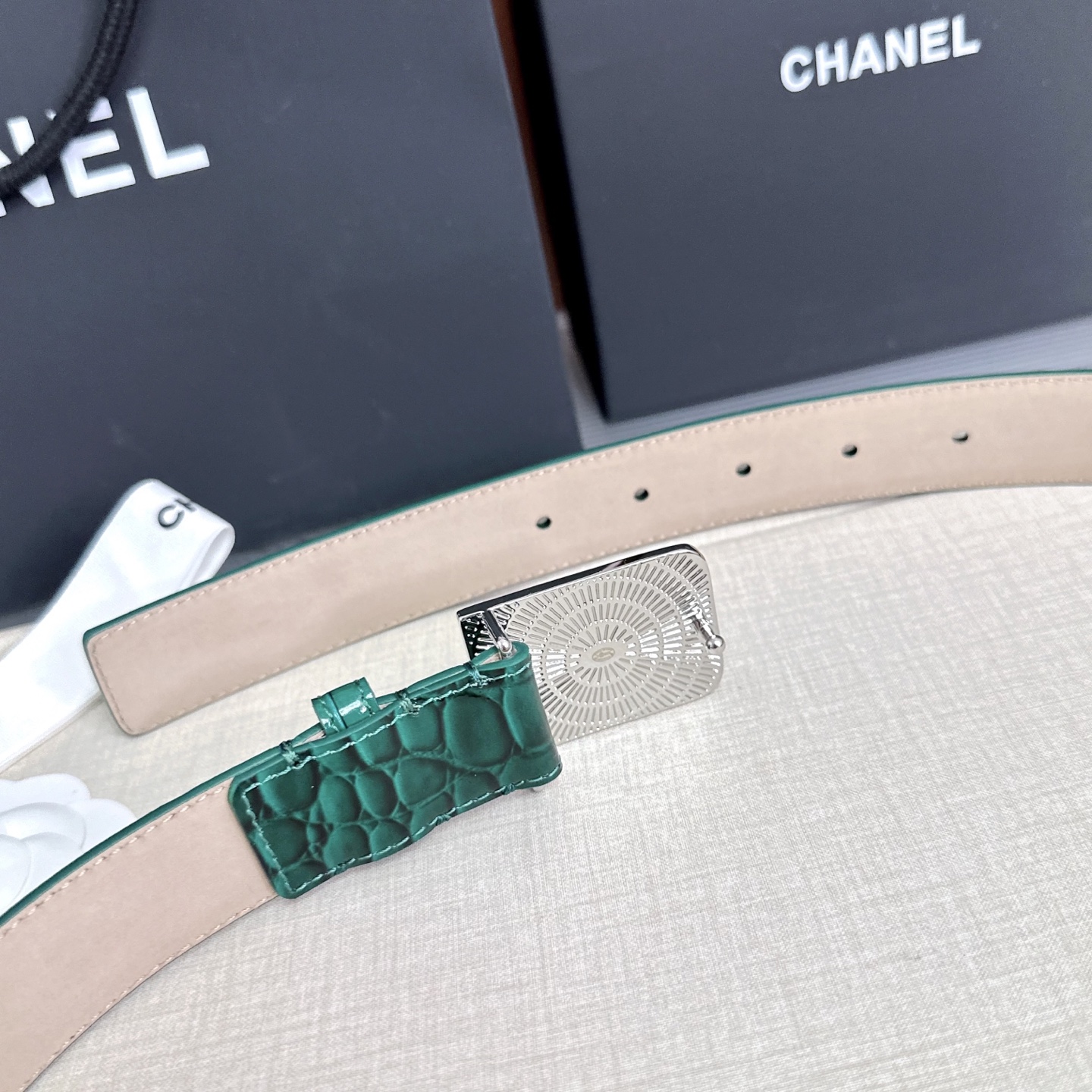💥💥💥CHANEL3.0cm香奈儿腰带，头层牛皮，长度：75.80.85.90.95.100.105.1