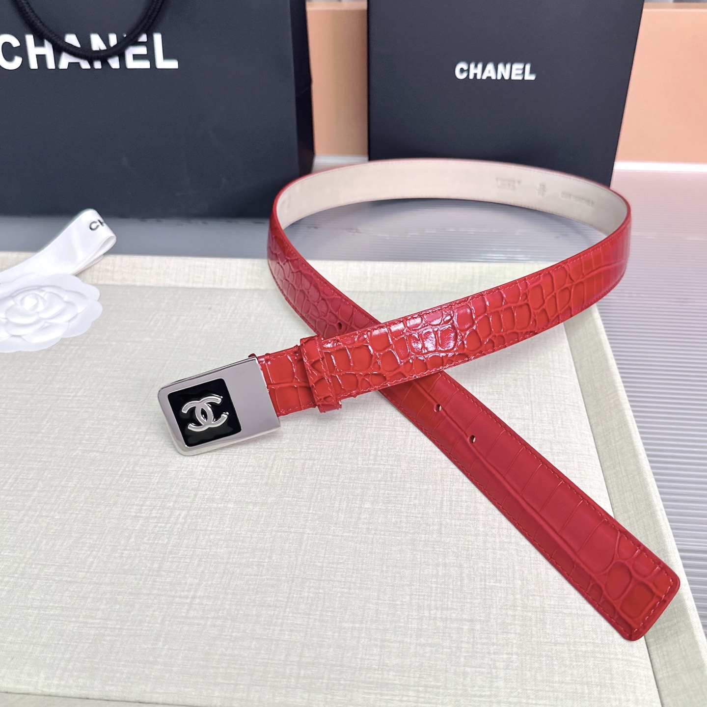 💥💥💥CHANEL3.0cm香奈儿腰带，头层牛皮，长度：75.80.85.90.95.100.105.1