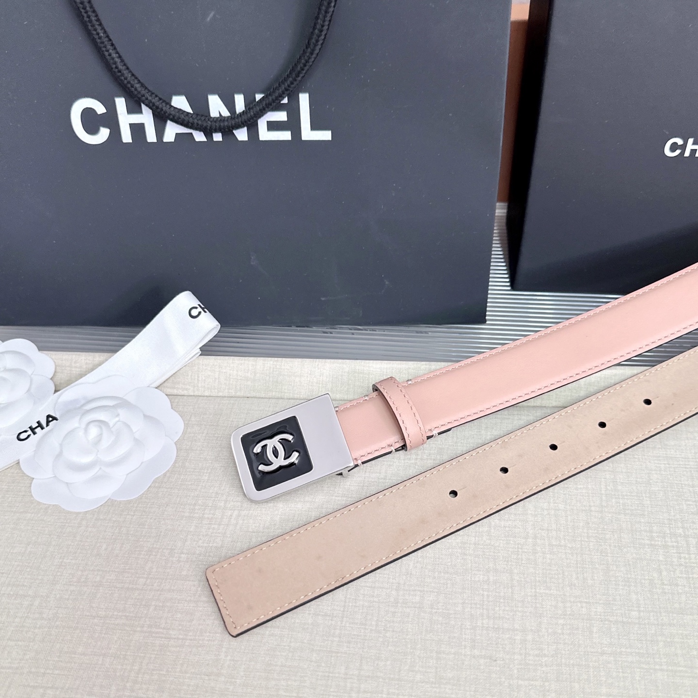 💥💥💥CHANEL3.0cm香奈儿腰带，头层牛皮，长度：75.80.85.90.95.100.105.1