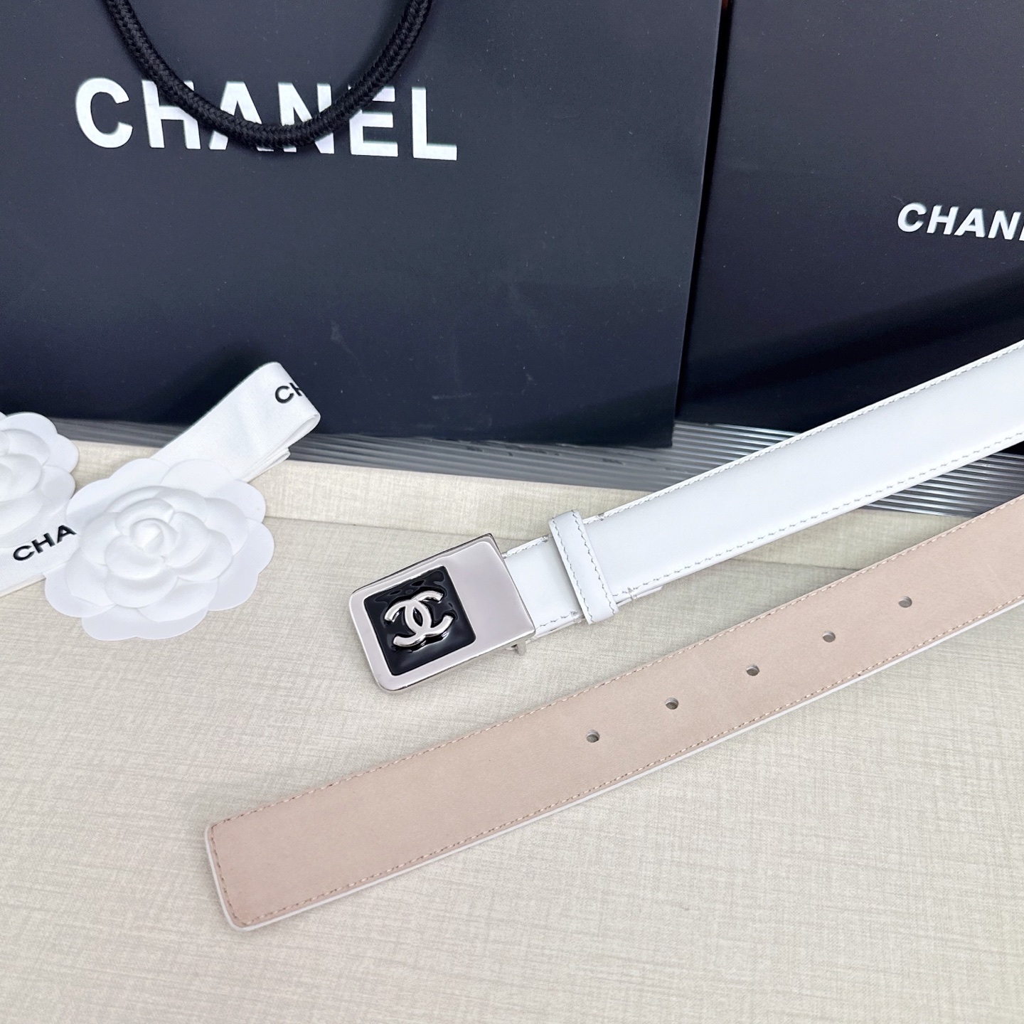 💥💥💥CHANEL3.0cm香奈儿腰带，头层牛皮，长度：75.80.85.90.95.100.105.1