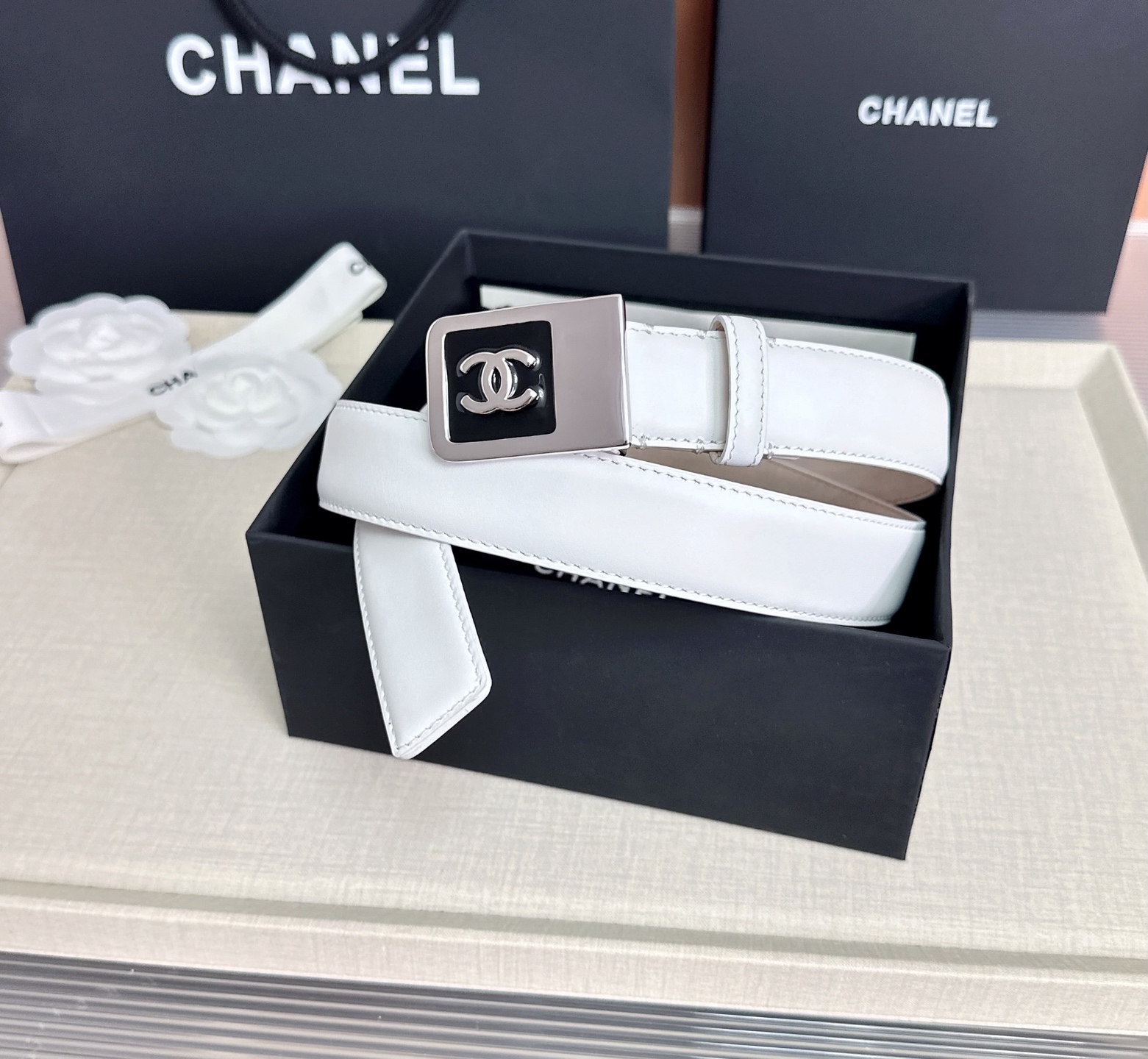 💥💥💥CHANEL3.0cm香奈儿腰带，头层牛皮，长度：75.80.85.90.95.100.105.1