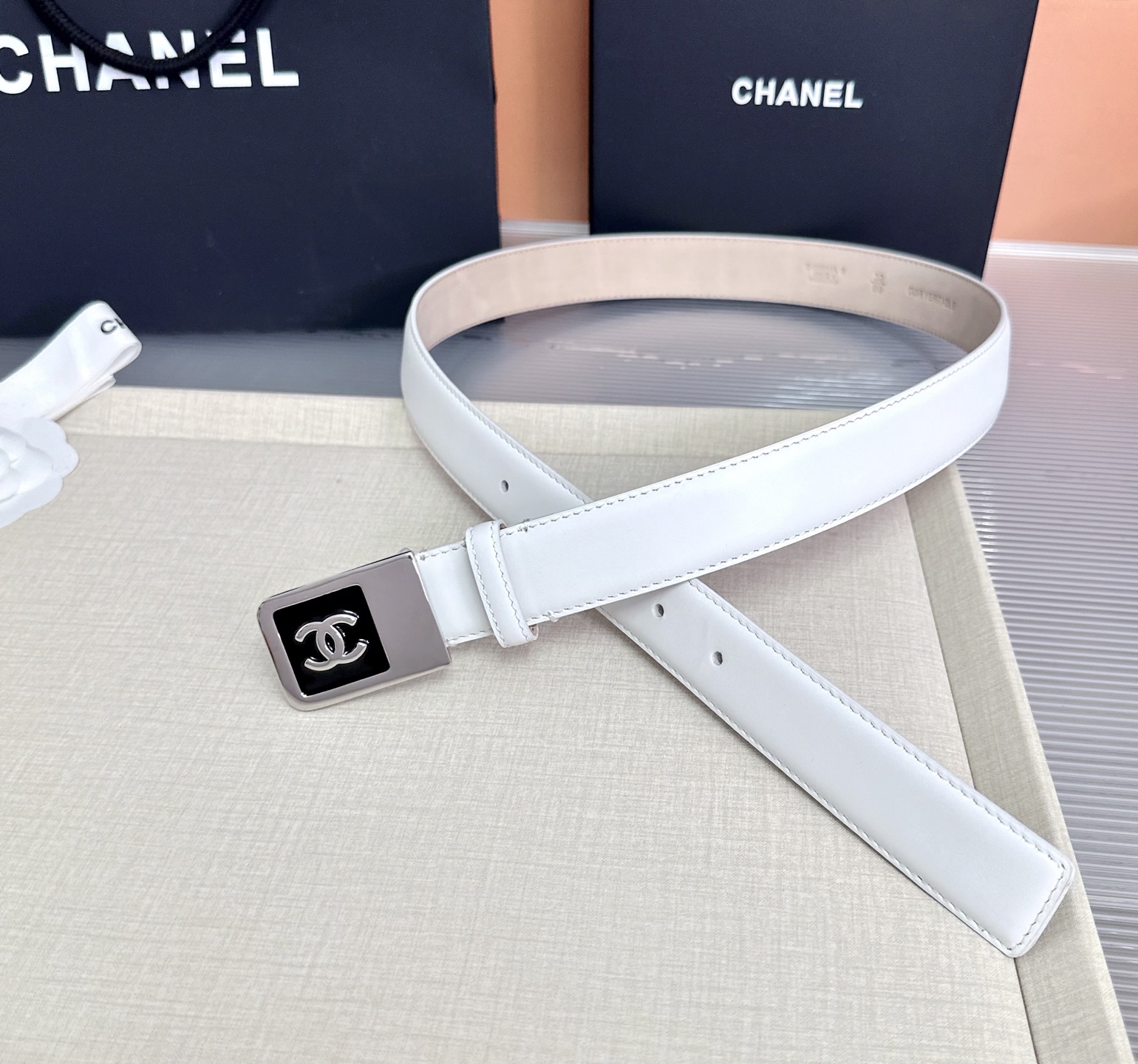💥💥💥CHANEL3.0cm香奈儿腰带，头层牛皮，长度：75.80.85.90.95.100.105.1