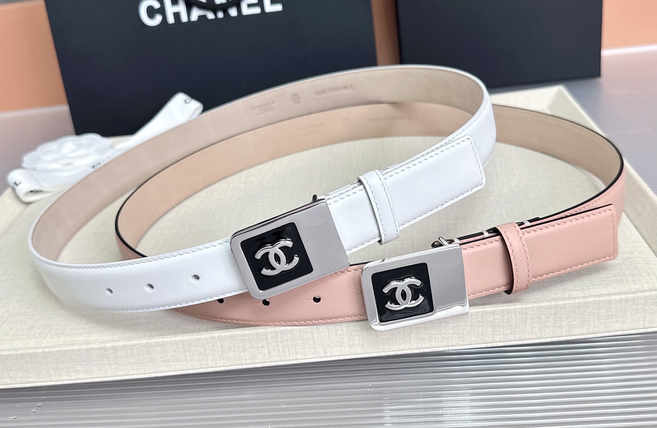💥💥💥CHANEL3.0cm香奈儿腰带，头层牛皮，长度：75.80.85.90.95.100.105.1
