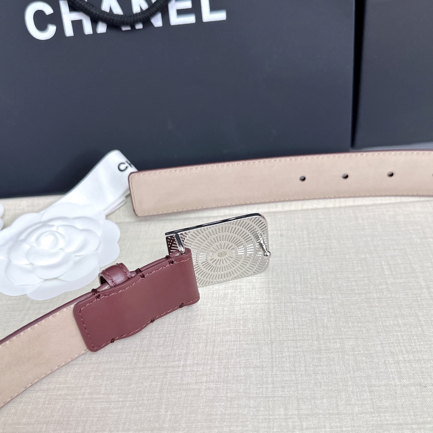 💥💥💥CHANEL3.0cm香奈儿腰带，头层牛皮，长度：75.80.85.90.95.100.105.1