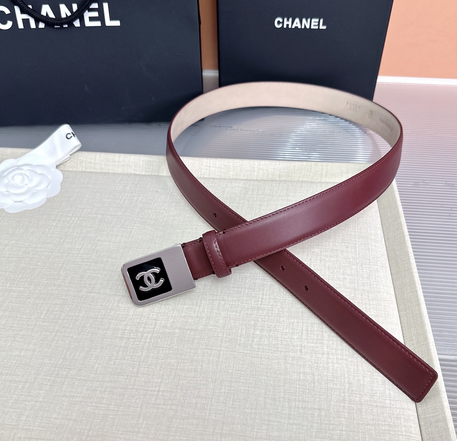 💥💥💥CHANEL3.0cm香奈儿腰带，头层牛皮，长度：75.80.85.90.95.100.105.1