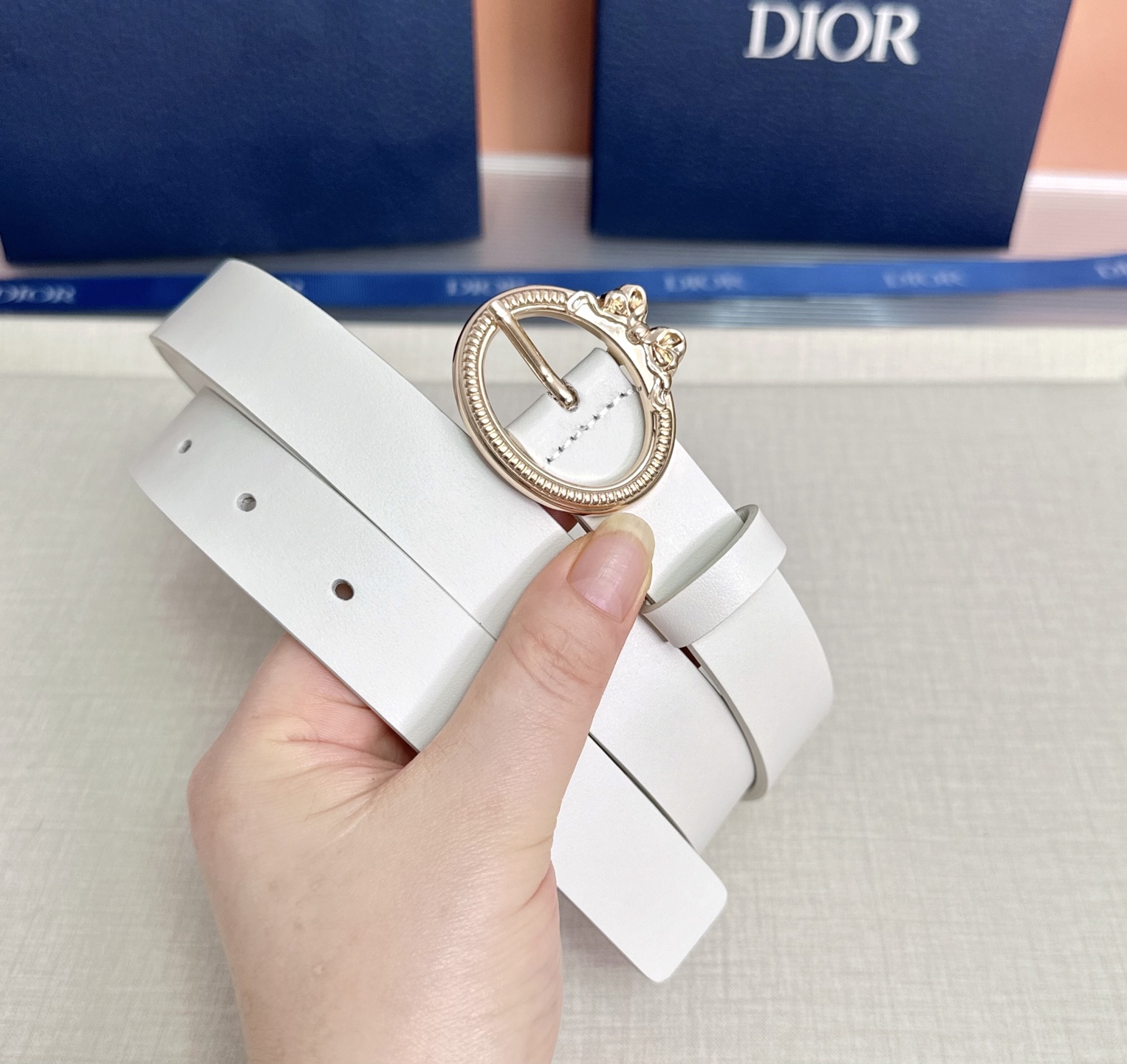 💥💥💥DIOR 2.5cm迪奥腰带，头层牛皮，长度：75.80.85.90.95.100.105.110