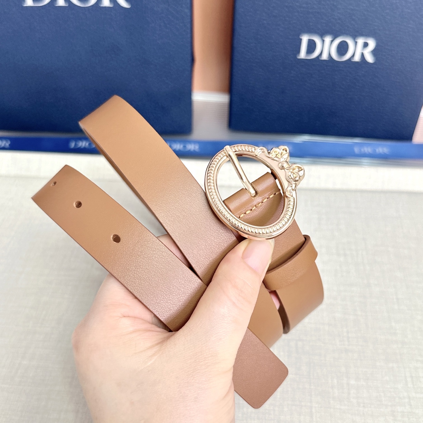 💥💥💥DIOR 2.5cm迪奥腰带，头层牛皮，长度：75.80.85.90.95.100.105.110