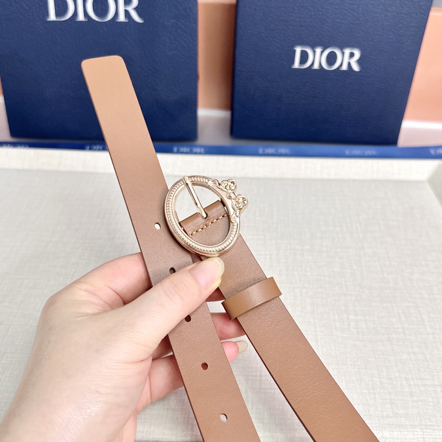 💥💥💥DIOR 2.5cm迪奥腰带，头层牛皮，长度：75.80.85.90.95.100.105.110