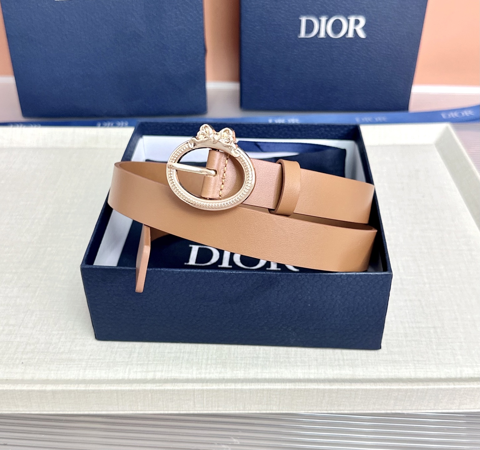 💥💥💥DIOR 2.5cm迪奥腰带，头层牛皮，长度：75.80.85.90.95.100.105.110