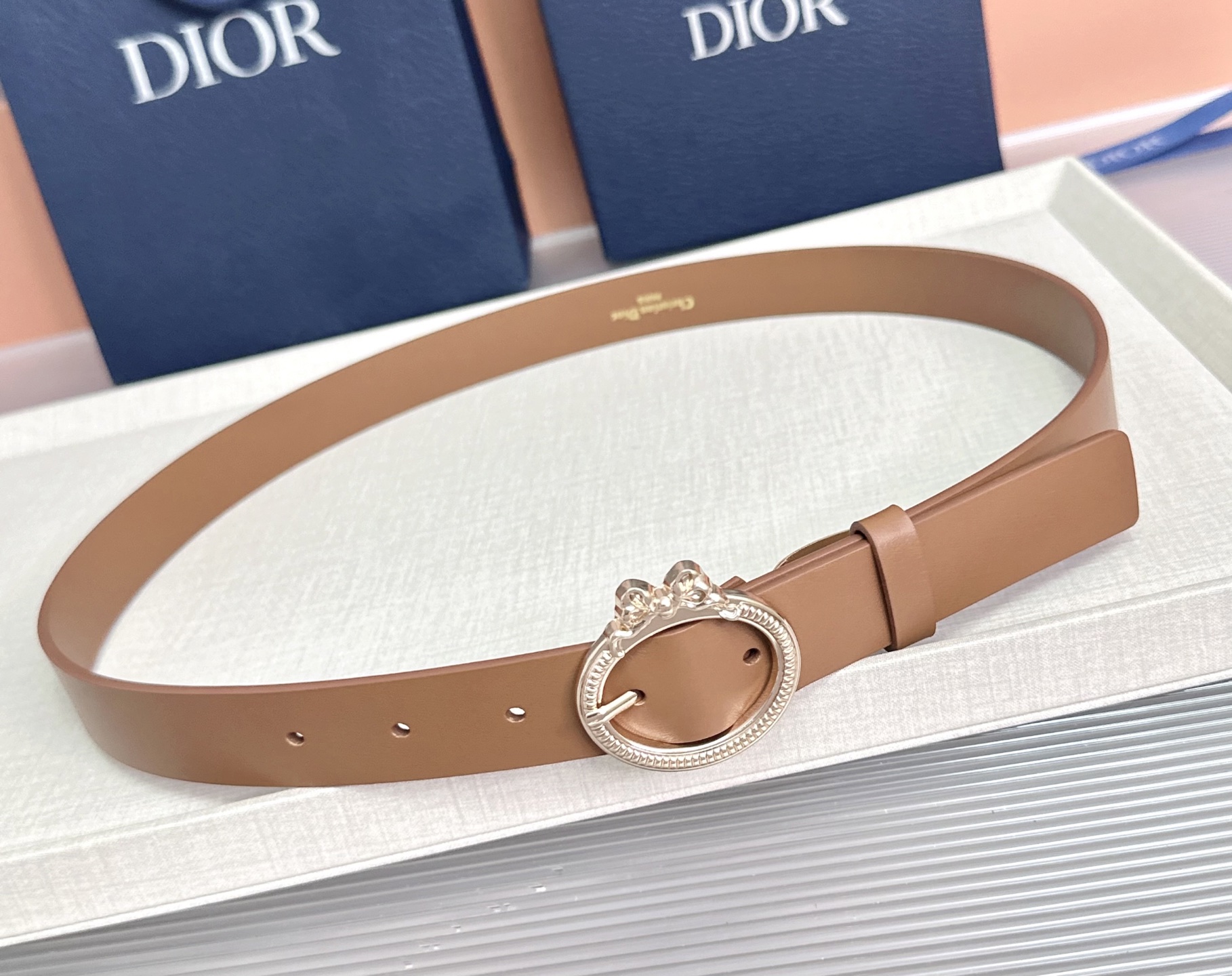 💥💥💥DIOR 2.5cm迪奥腰带，头层牛皮，长度：75.80.85.90.95.100.105.110