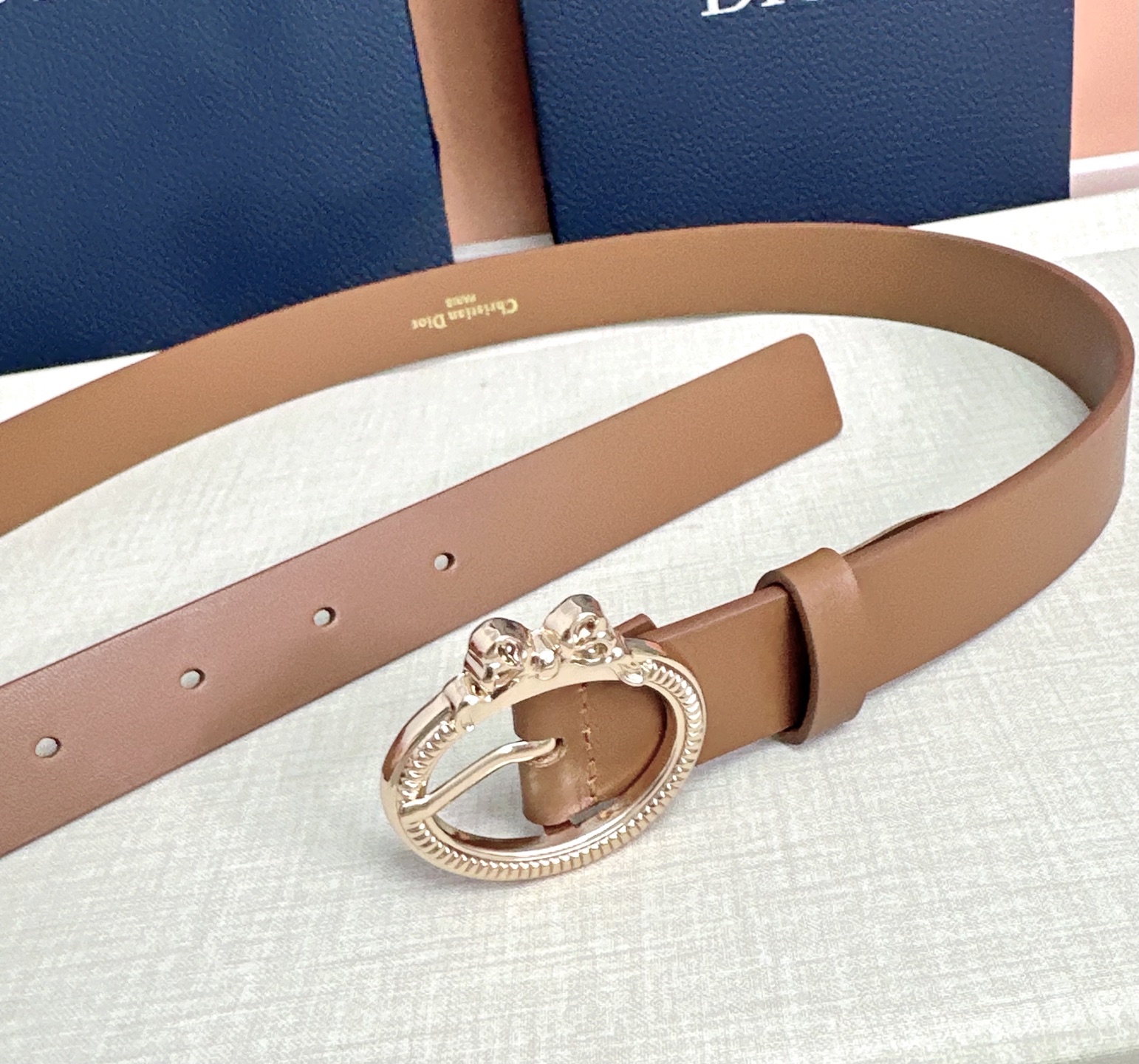 💥💥💥DIOR 2.5cm迪奥腰带，头层牛皮，长度：75.80.85.90.95.100.105.110