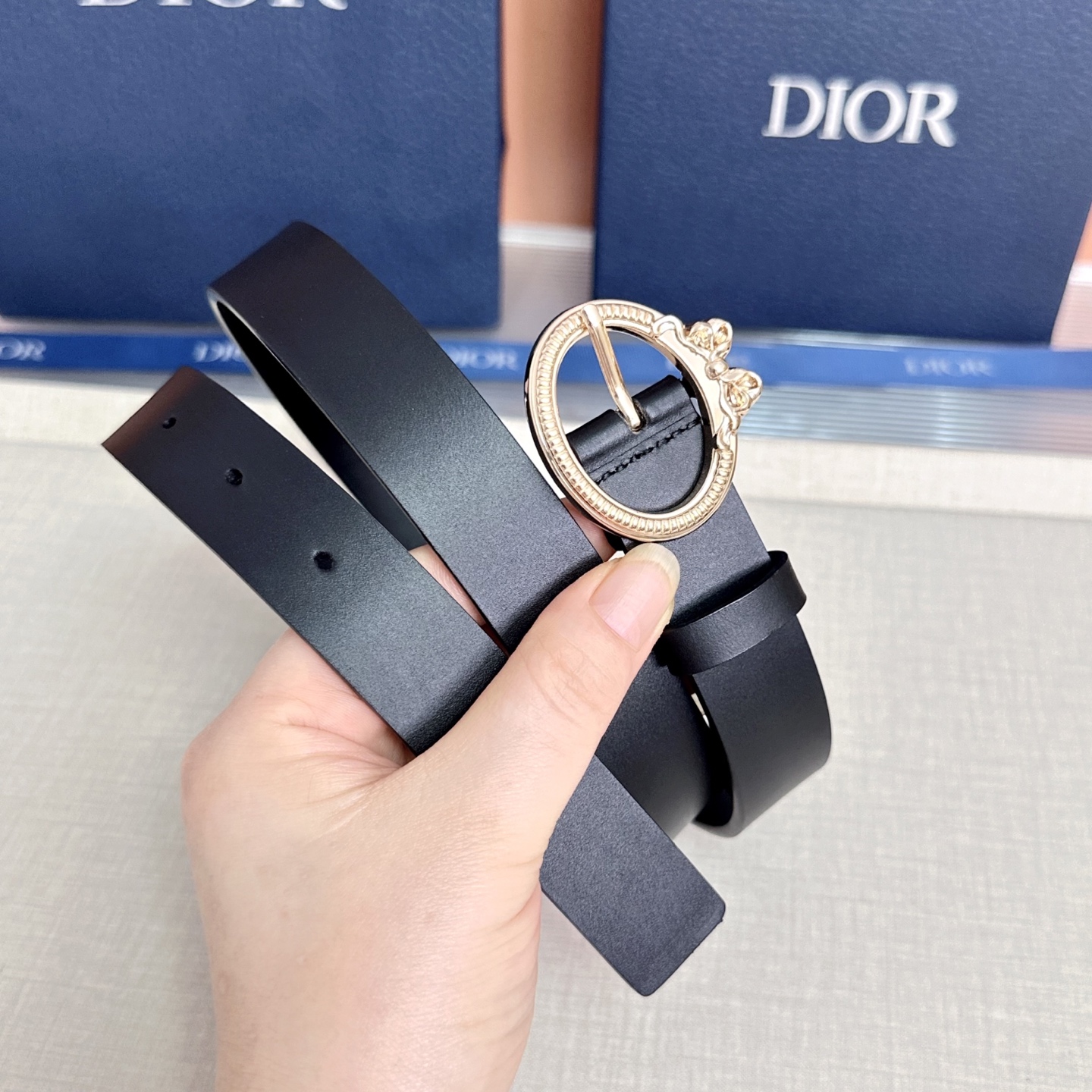 💥💥💥DIOR 2.5cm迪奥腰带，头层牛皮，长度：75.80.85.90.95.100.105.110