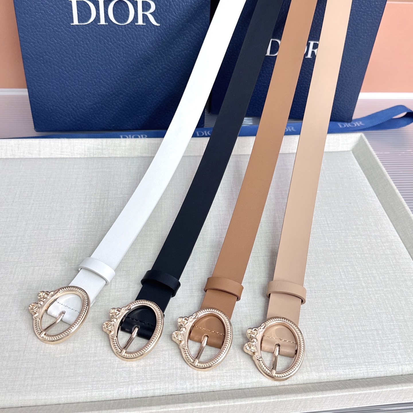💥💥💥DIOR 2.5cm迪奥腰带，头层牛皮，长度：75.80.85.90.95.100.105.110