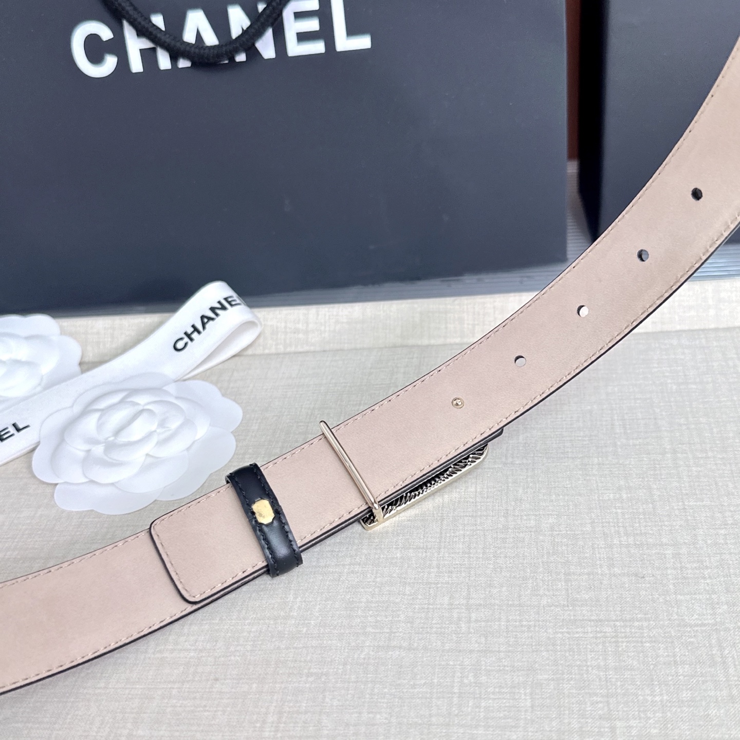 💥💥💥CHANEL3.0cm香奈儿腰带，头层牛皮，长度：75.80.85.90.95.100.105.1