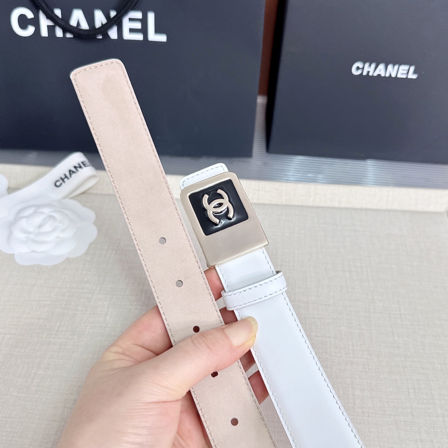 💥💥💥CHANEL3.0cm香奈儿腰带，头层牛皮，长度：75.80.85.90.95.100.105.1